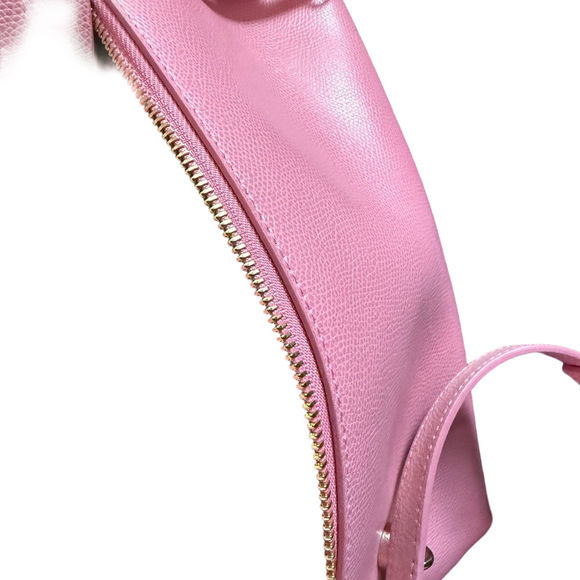 Furla Vibrant Pink Satchel with Gold Details - Picture 6 of 10